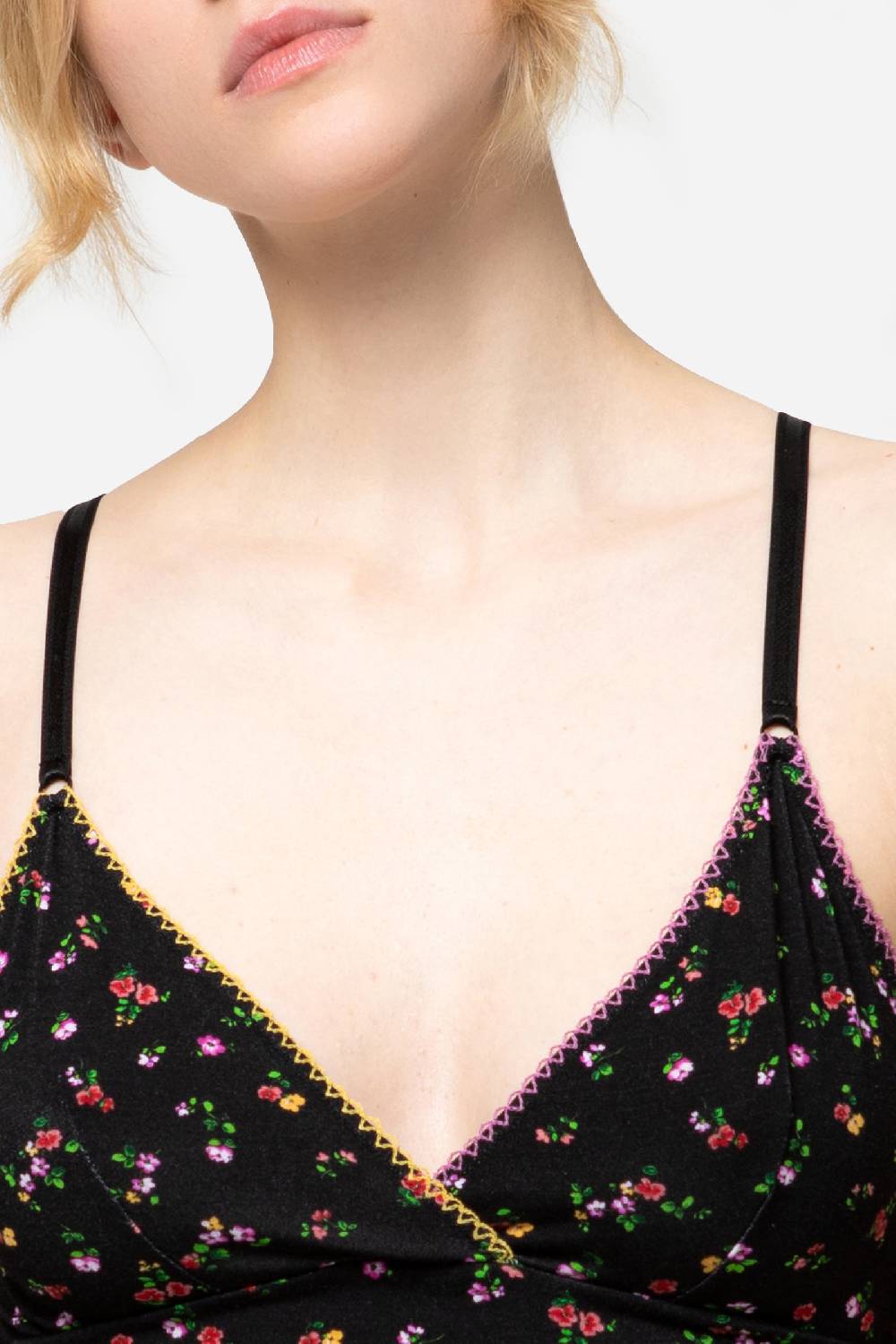 Kristina Ti RITA - Microfloral Top In Jersey