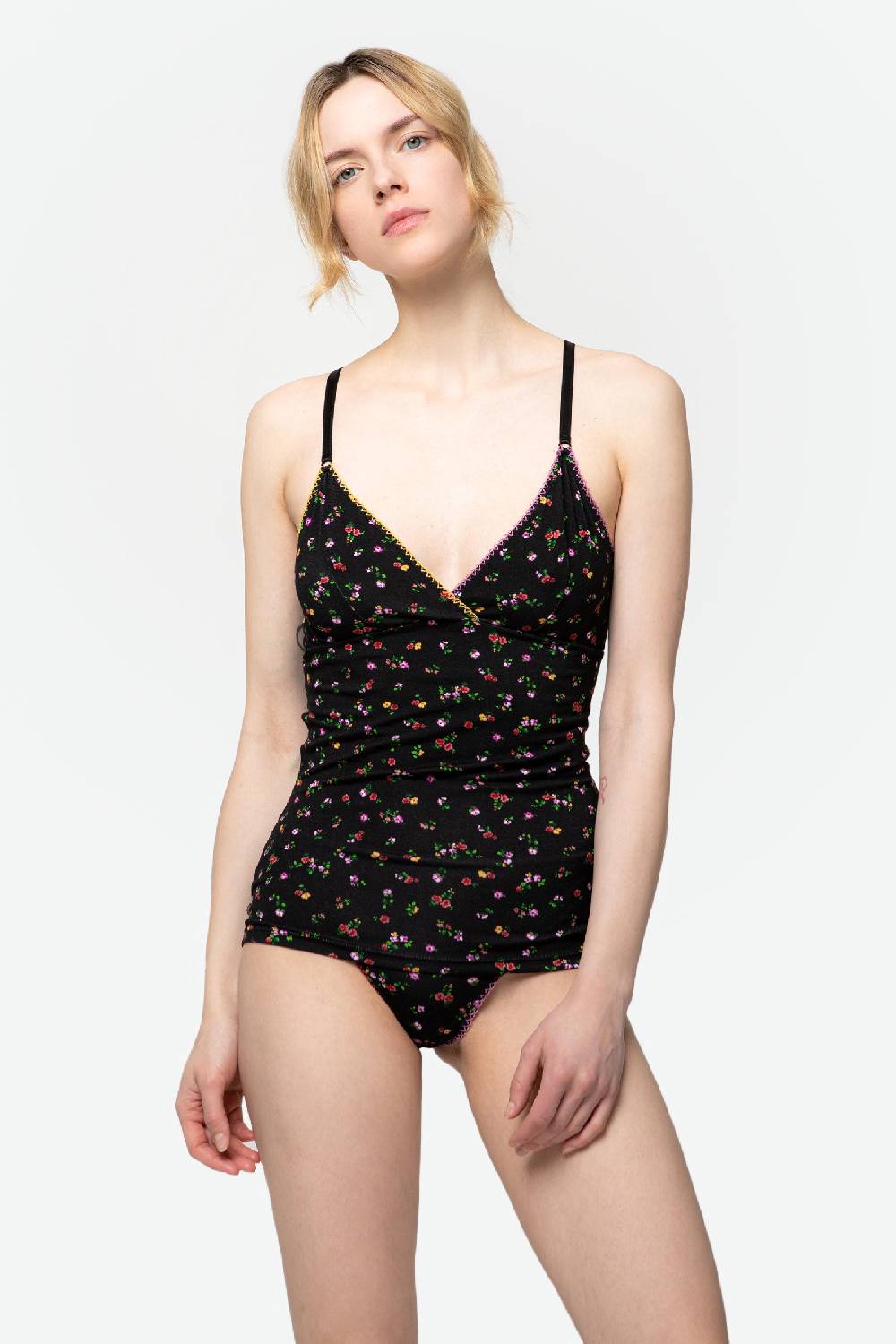 Kristina Ti RITA - Microfloral top in jersey