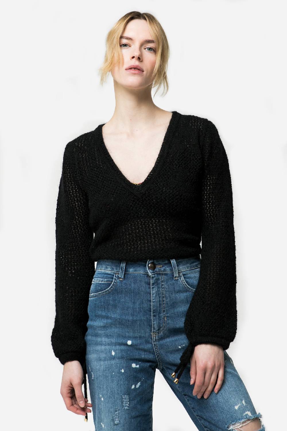 Kristina Ti SELENE - Monochrome Knitted Sweater