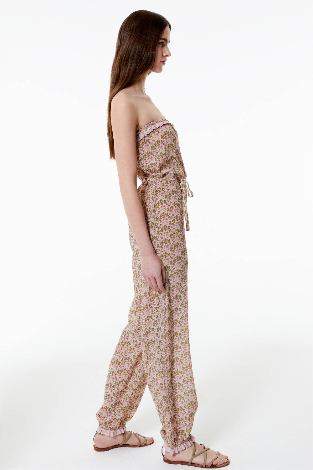 Kristina Ti SONIA - Silk Jumpsuit Poem