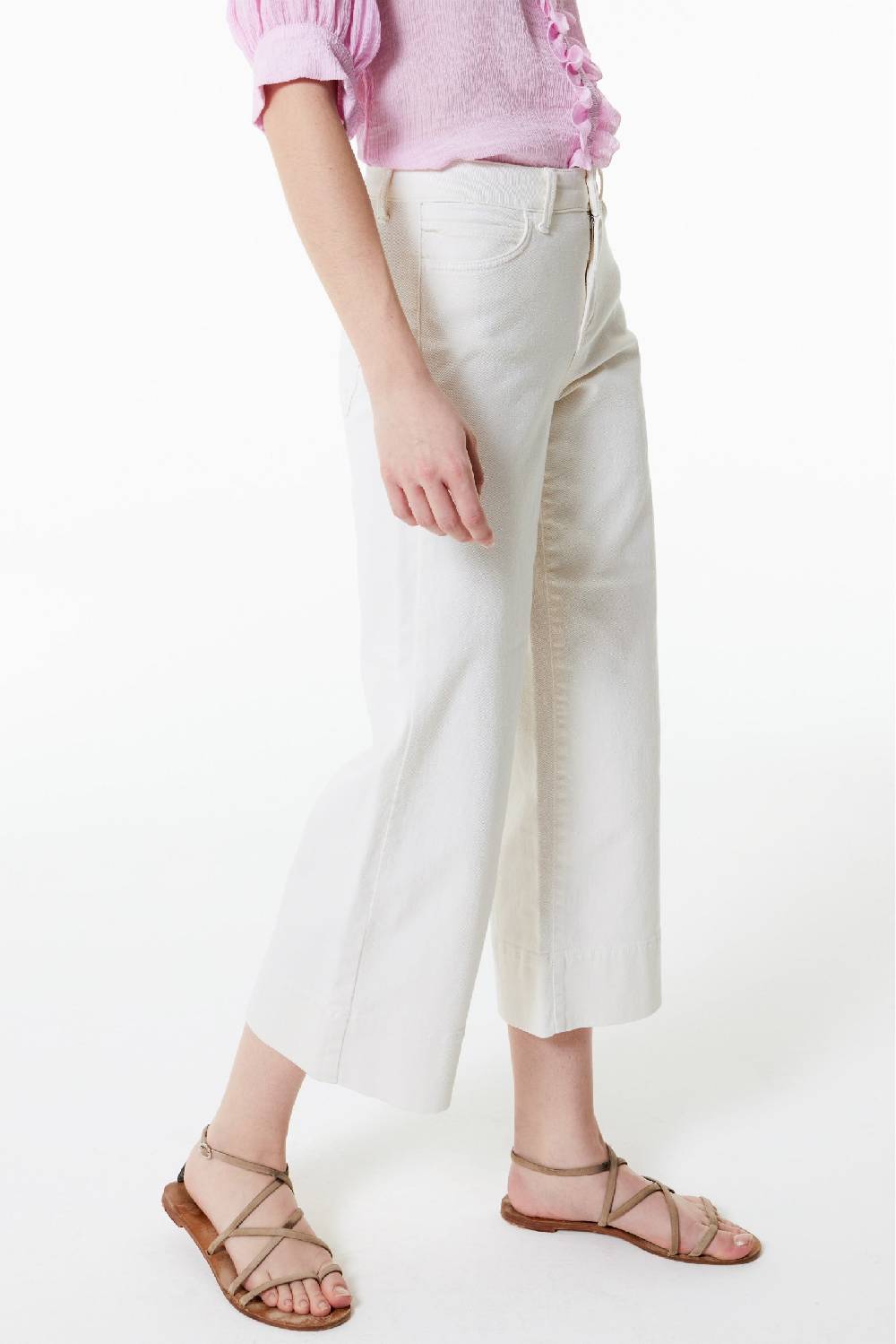 Kristina Ti TEA - Jeans Cropped Flare