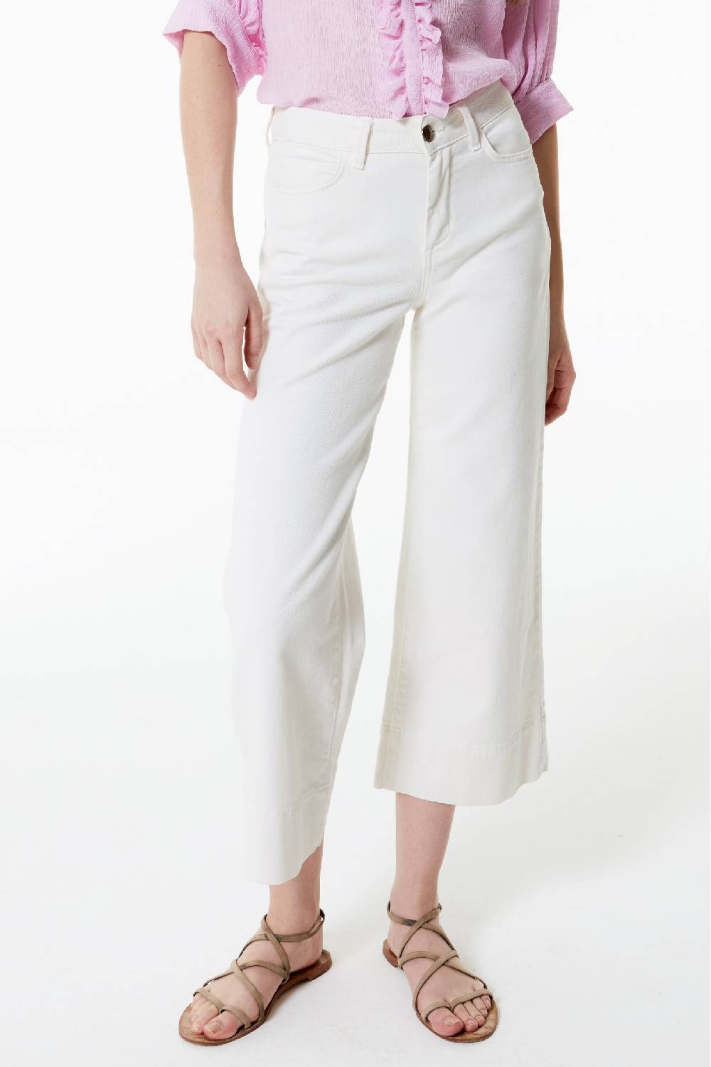 Kristina Ti TEA - Jeans cropped flare