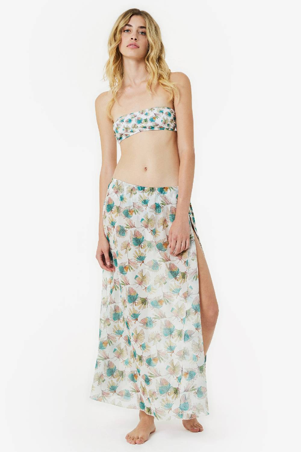 Kristina Ti TULLIA - Pareo skirt Foliage