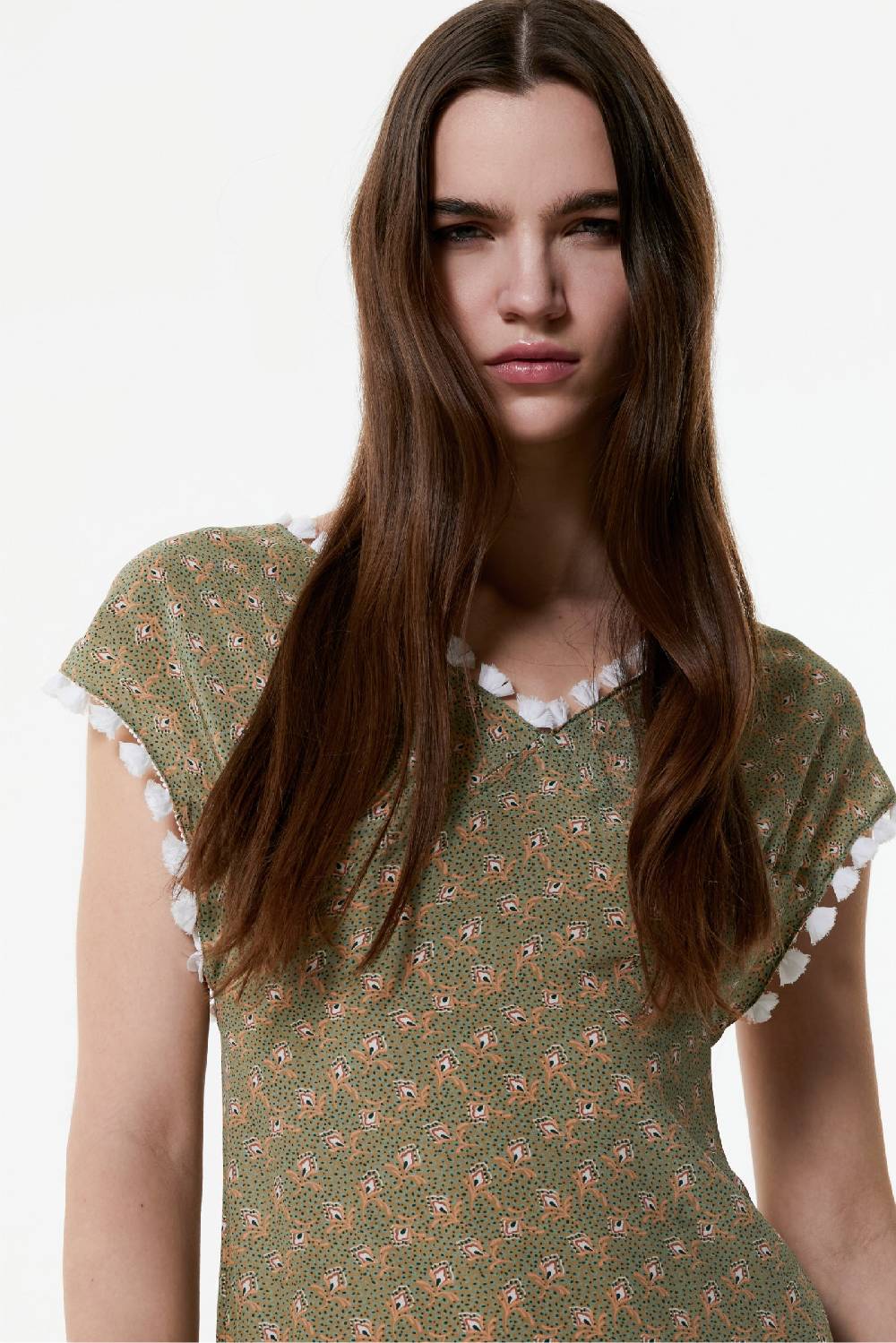 Kristina Ti VANESSA - Silk Dress Woods