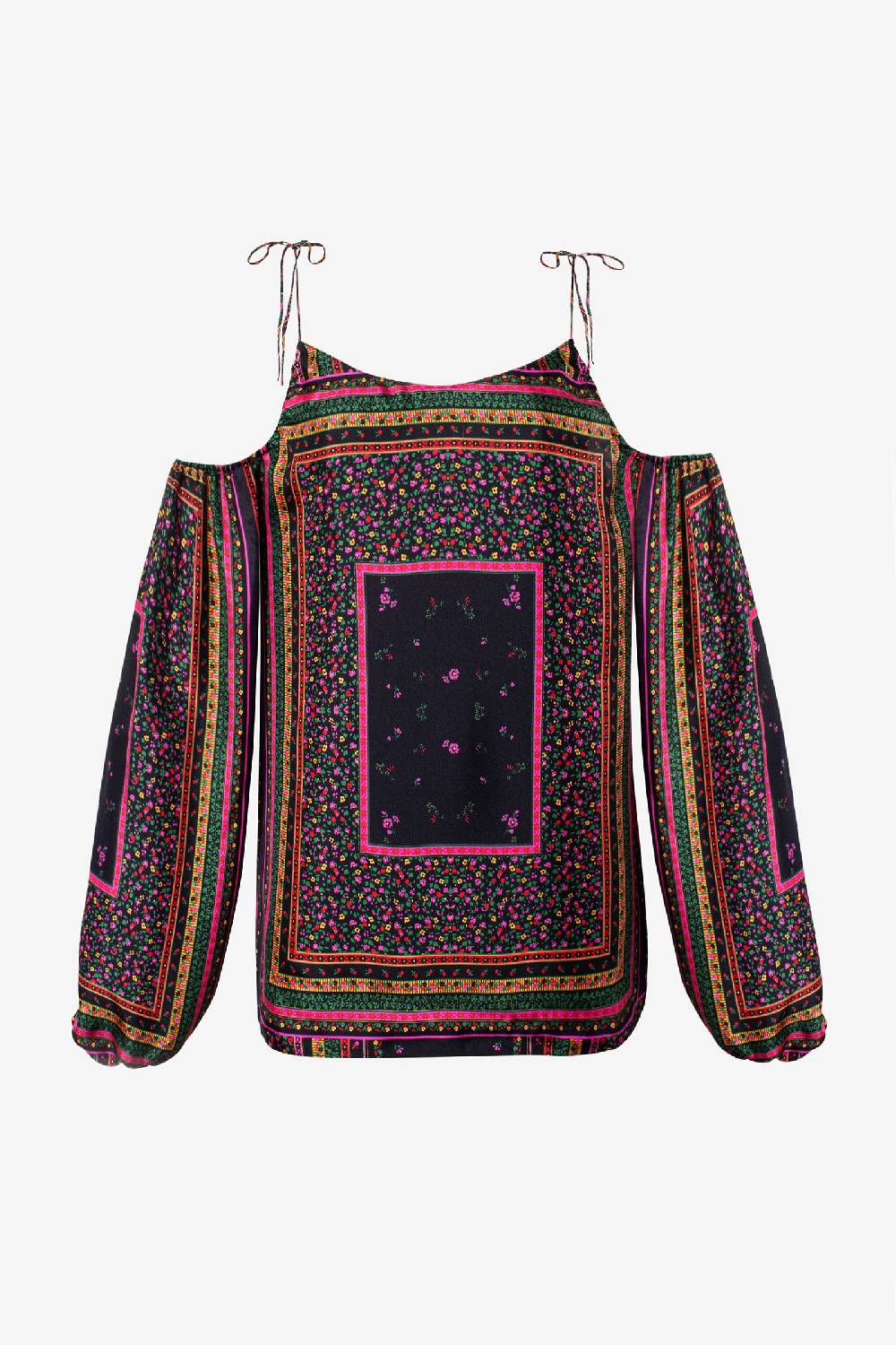 Kristina Ti VENERE - Nude Silk Blouse