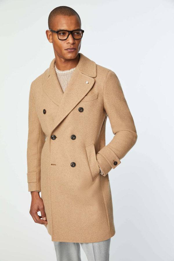 L.B.M. 1911 Cappotto Chesterfield in jersey beige Cappotto Chesterfield in jersey beige