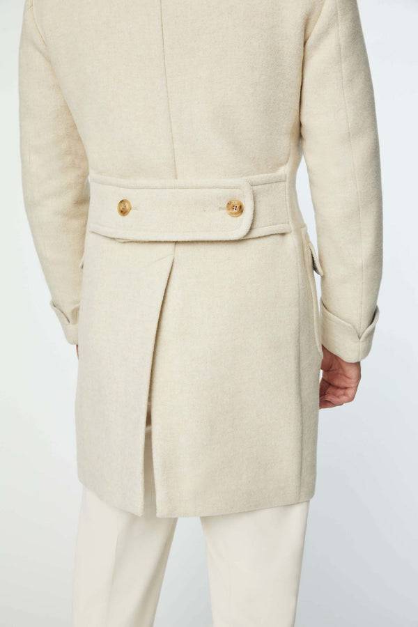 L.B.M. 1911 Cappotto Doppiopetto Non Trattato Bianco Cappotto Doppiopetto Non Trattato Bianco