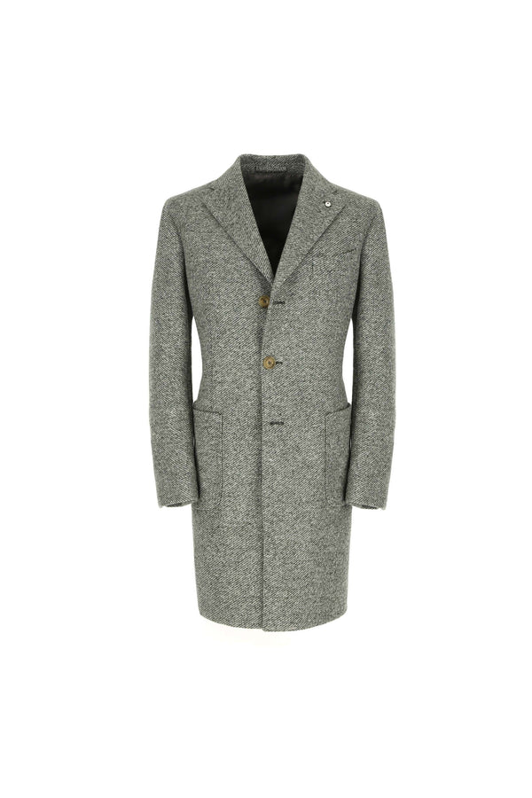 L.B.M. 1911 Cappotto London In Jersey Verde Pastello Cappotto London In Jersey Verde Pastello