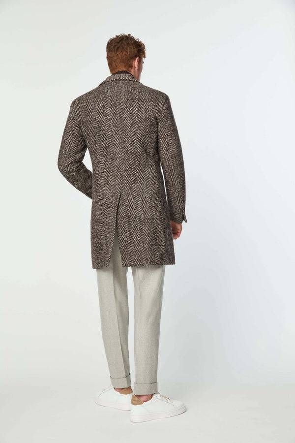 L.B.M. 1911 Cappotto Monopetto Marrone Cappotto Monopetto Marrone