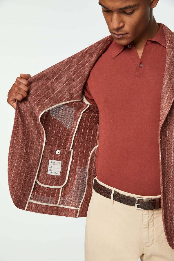 L.B.M. 1911 Giacca EDDY Terra Di Siena Washed Giacca EDDY Terra Di Siena Washed