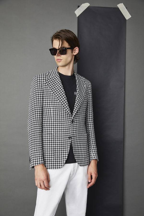 L.B.M. 1911 Giacca Francis slim pied de poule Giacca Francis slim pied de poule