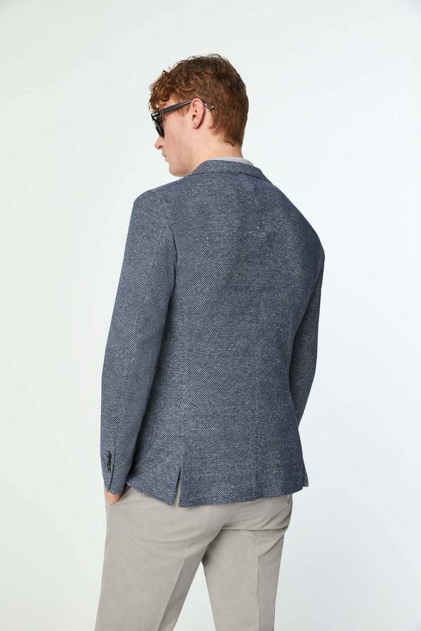 L.B.M. 1911 Giacca JACK In Jersey Azzurro Polvere Giacca JACK In Jersey Azzurro Polvere