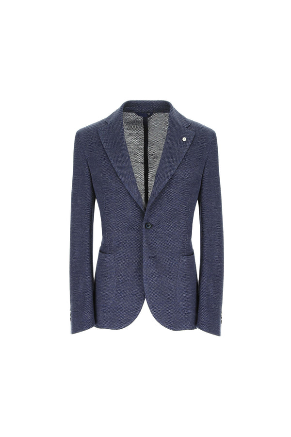 L.B.M. 1911 Giacca JACK In Jersey Blu Denim Giacca JACK In Jersey Blu Denim