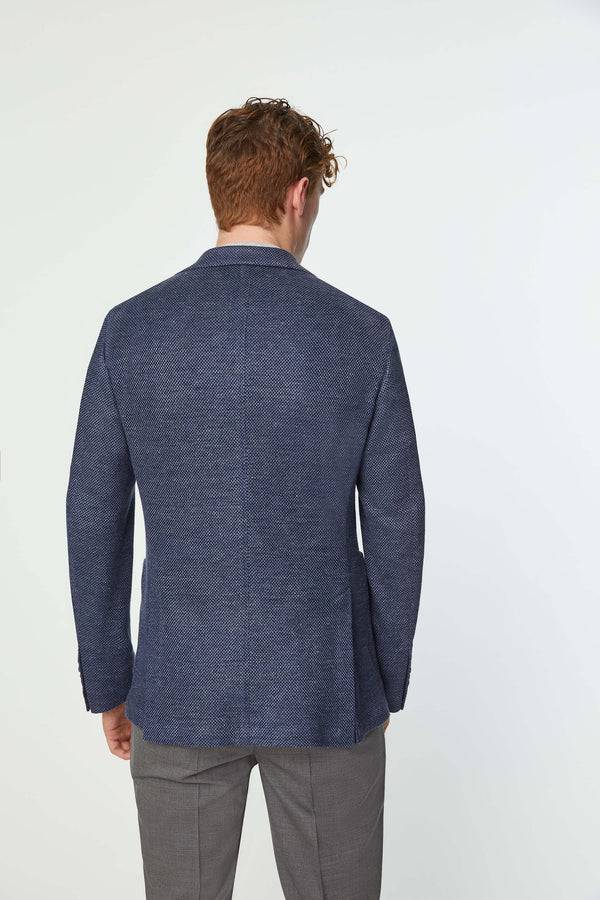 L.B.M. 1911 Giacca JACK In Jersey Blu Denim Giacca JACK In Jersey Blu Denim