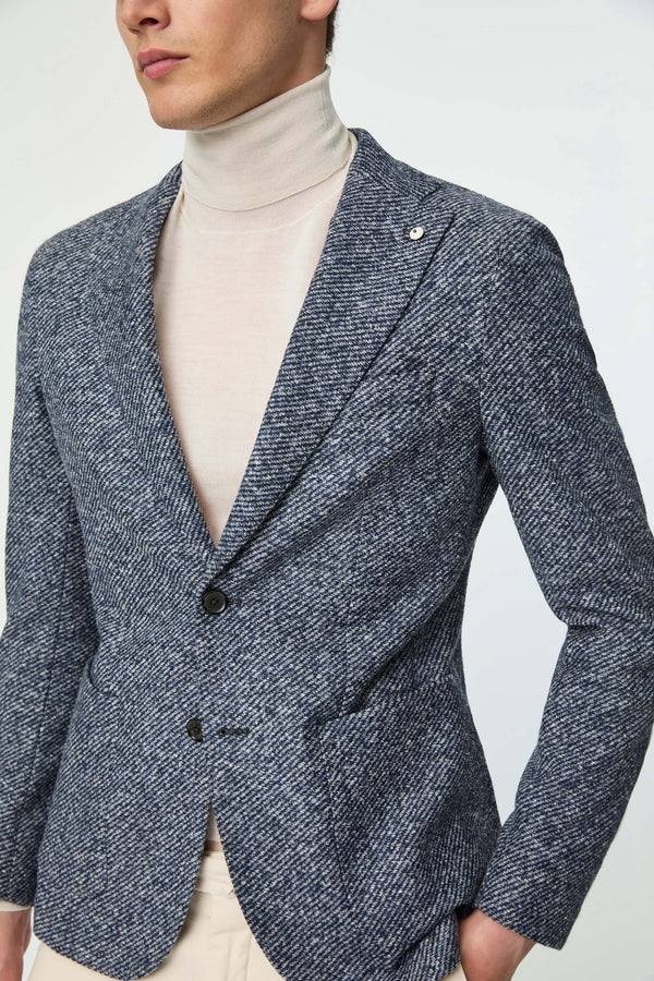 L.B.M. 1911 Giacca JACK In Jersey Blu Giacca JACK In Jersey Blu