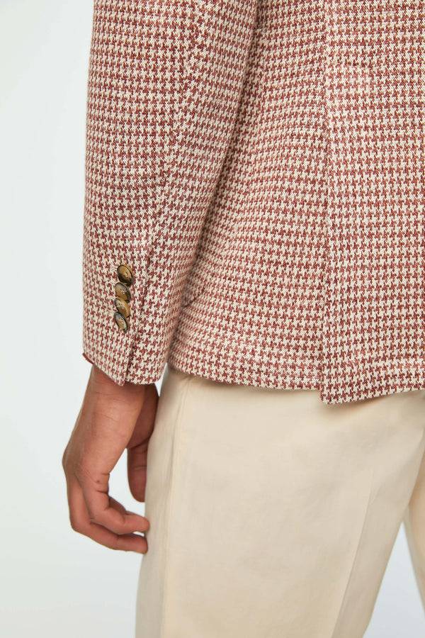 L.B.M. 1911 Giacca JACK In Jersey Pied De Poule Giacca JACK In Jersey Pied De Poule