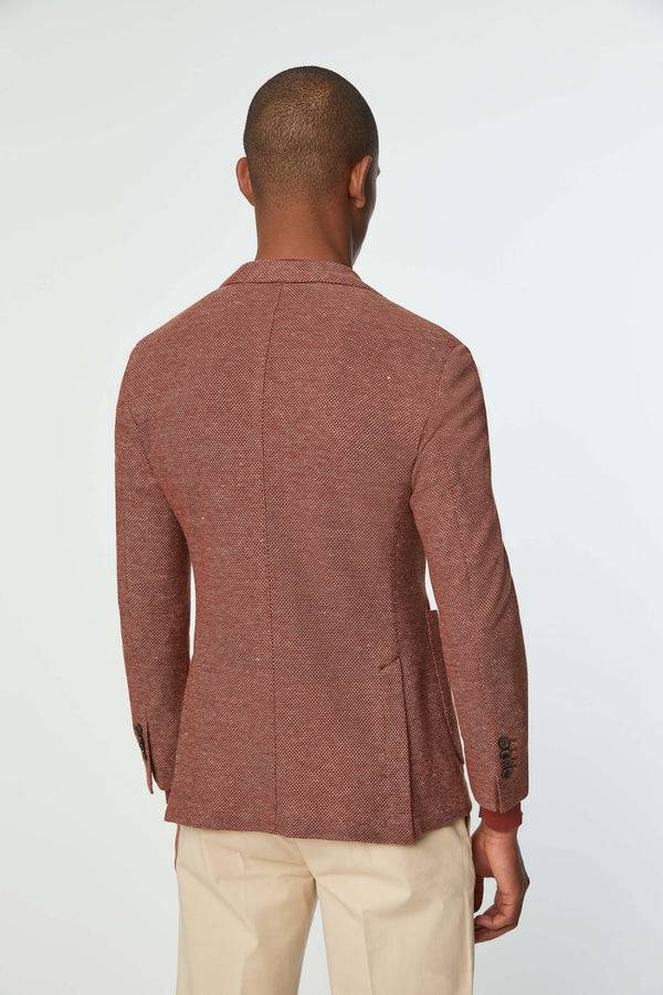 L.B.M. 1911 Giacca JACK In Jersey Terra Di Siena Giacca JACK In Jersey Terra Di Siena