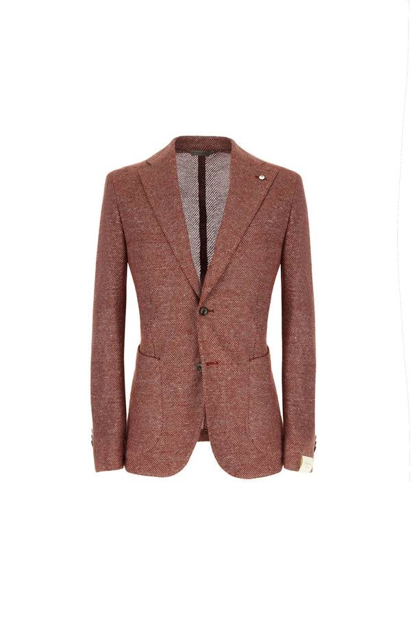 L.B.M. 1911 Giacca JACK In Jersey Terra Di Siena Giacca JACK In Jersey Terra Di Siena