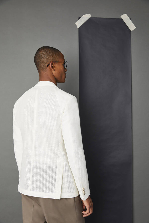 L.B.M. 1911 Giacca JACK Slim Bianca Giacca JACK Slim Bianca