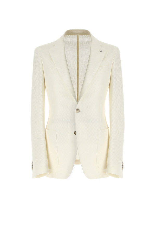 L.B.M. 1911 Giacca JACK Slim Bianca Giacca JACK Slim Bianca