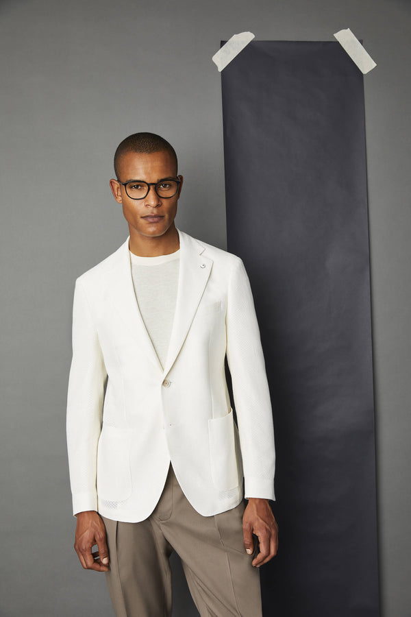 L.B.M. 1911 Giacca JACK slim bianca Giacca JACK slim bianca