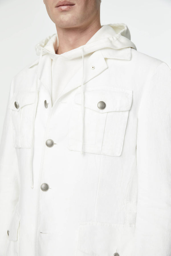 L.B.M. 1911 Giacca SAHARA Tinto Capo Bianca Giacca SAHARA Tinto Capo Bianca