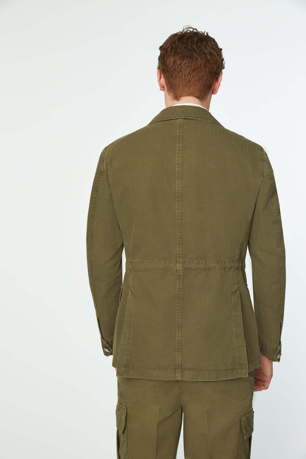 L.B.M. 1911 Giacca SAHARA Tinto Capo Verde Militare Giacca SAHARA Tinto Capo Verde Militare