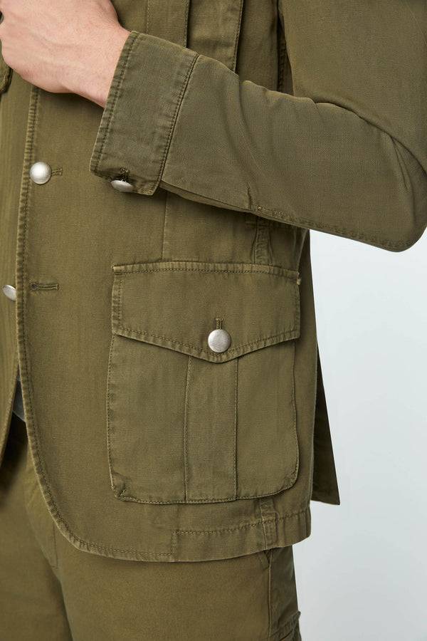 L.B.M. 1911 Giacca SAHARA Tinto Capo Verde Militare Giacca SAHARA Tinto Capo Verde Militare