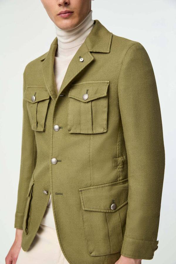 L.B.M. 1911 Giacca SAHARA Tinto Capo Verde Oliva Giacca SAHARA Tinto Capo Verde Oliva