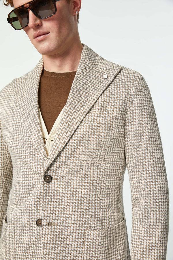 L.B.M. 1911 Giacca STEVE In Jersey Beige Giacca STEVE In Jersey Beige