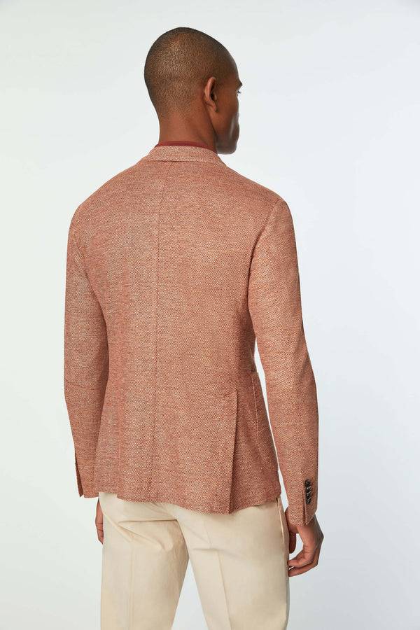 L.B.M. 1911 Giacca STEVE Slim In Jersey Terra Di Siena Giacca STEVE Slim In Jersey Terra Di Siena