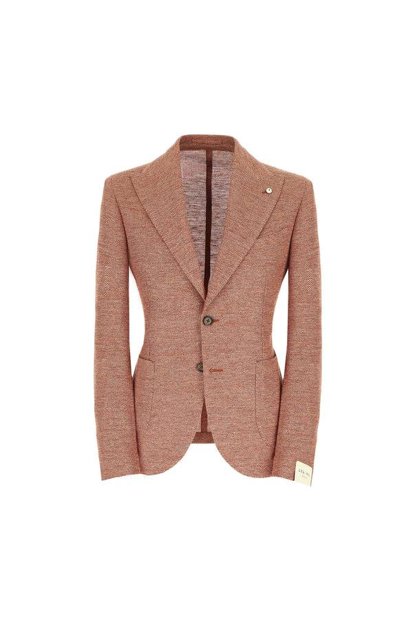 L.B.M. 1911 Giacca STEVE Slim In Jersey Terra Di Siena Giacca STEVE Slim In Jersey Terra Di Siena
