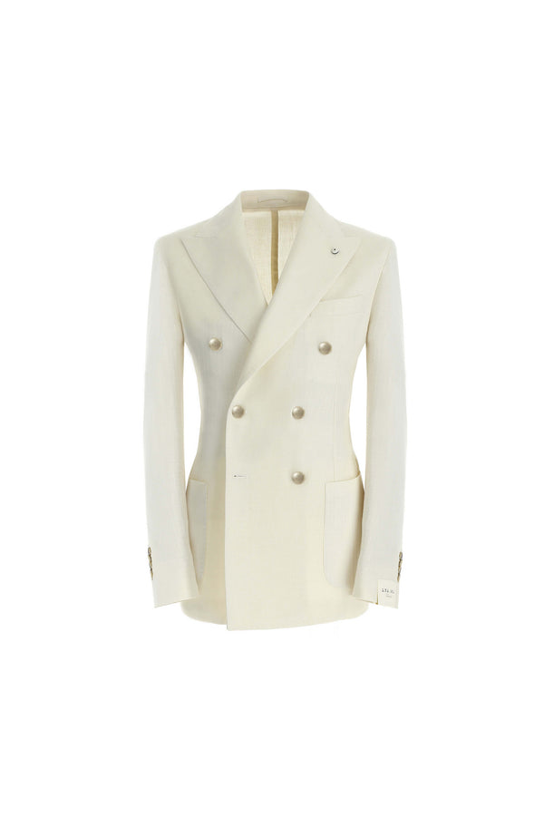 L.B.M. 1911 Giacca TOM Doppiopetto Avorio Giacca TOM Doppiopetto Avorio