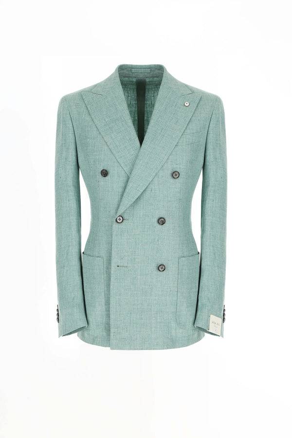 L.B.M. 1911 Giacca TOM Doppiopetto Slim Verde Giacca TOM Doppiopetto Slim Verde