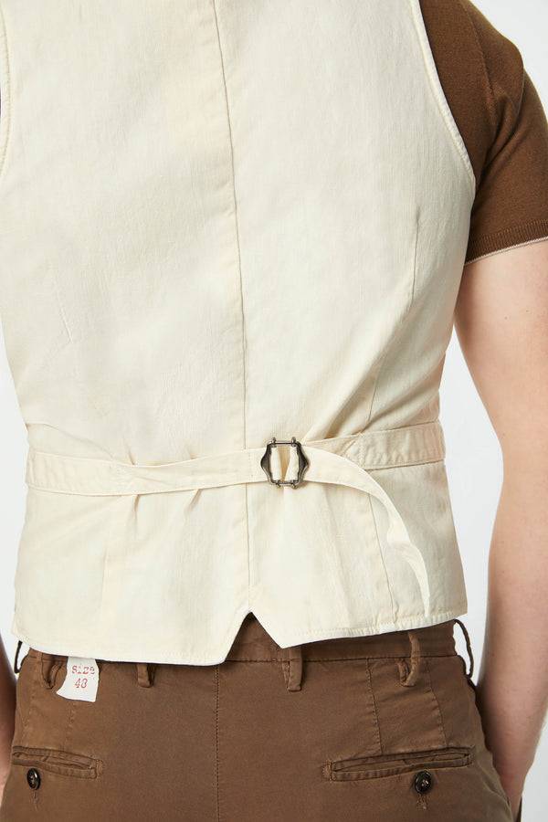 L.B.M. 1911 Gilet MIKE Tinto Capo Bianco Avorio Gilet MIKE Tinto Capo Bianco Avorio