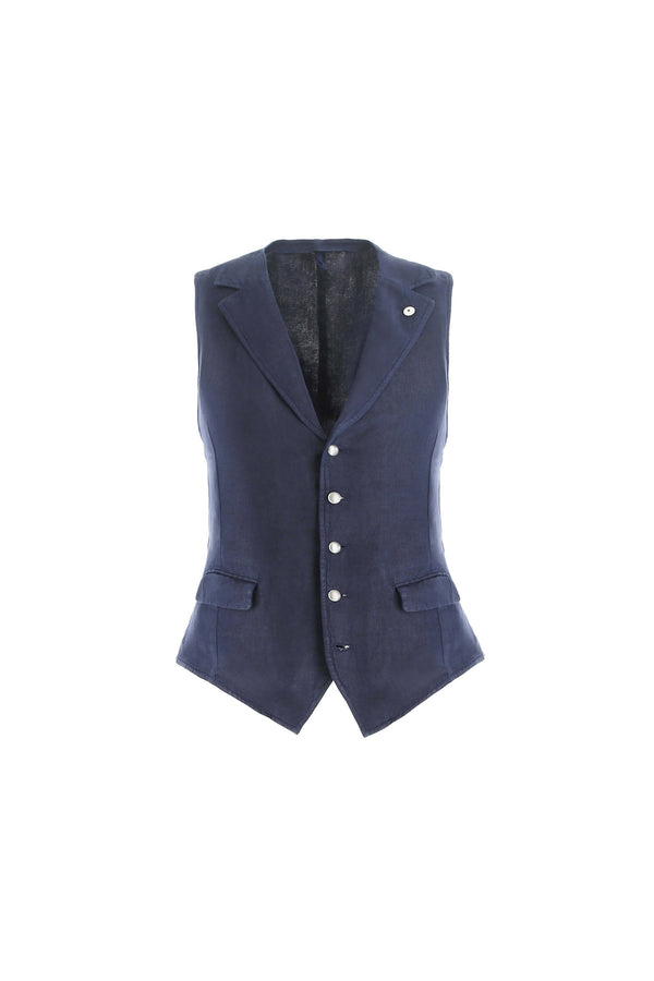 L.B.M. 1911 Gilet OSCAR Tinto Capo Blu Gilet OSCAR Tinto Capo Blu