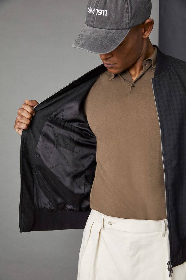 L.B.M. 1911 Giubbino Nero Con Zip Giubbino Nero Con Zip