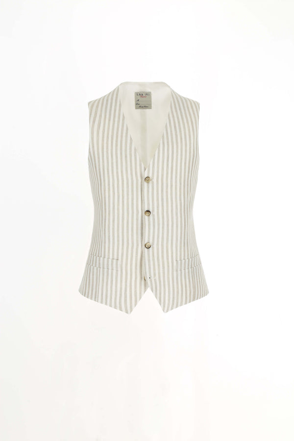 L.B.M. 1911 Gilet DEREK Beige Gilet DEREK Beige