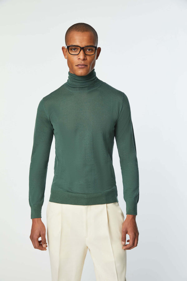 L.B.M. 1911 Maglia dolcevita verde bosco Maglia dolcevita verde bosco