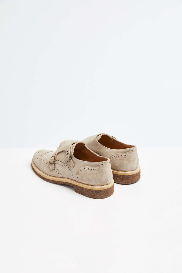 L.B.M. 1911 Monkstrap In Pelle Beige Monkstrap In Pelle Beige