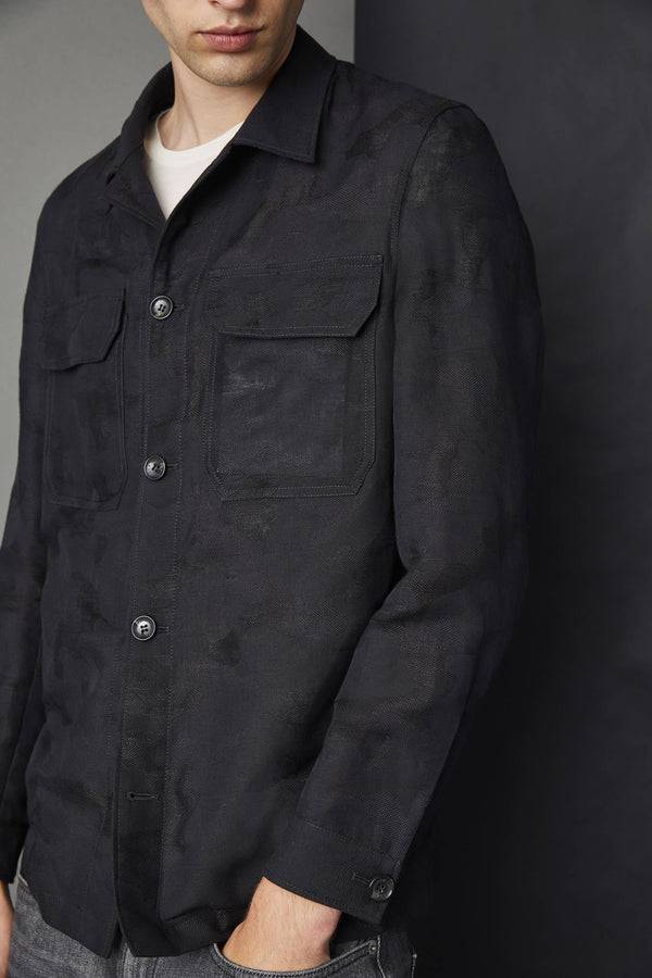 L.B.M. 1911 Overshirt Camouflage Nero Overshirt Camouflage Nero