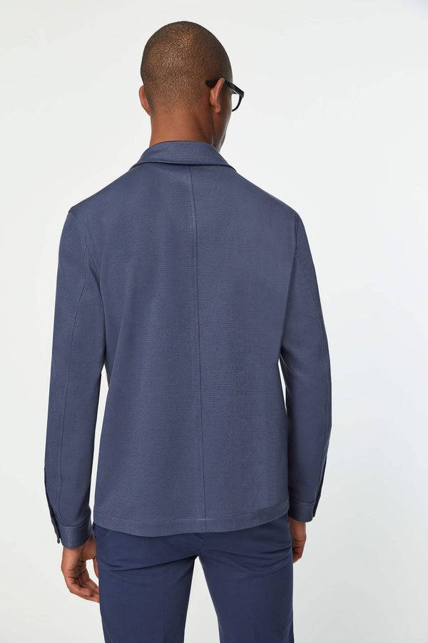 L.B.M. 1911 Overshirt In Jersey Blu Overshirt In Jersey Blu