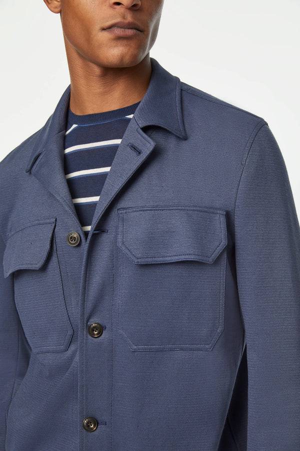 L.B.M. 1911 Overshirt In Jersey Blu Overshirt In Jersey Blu