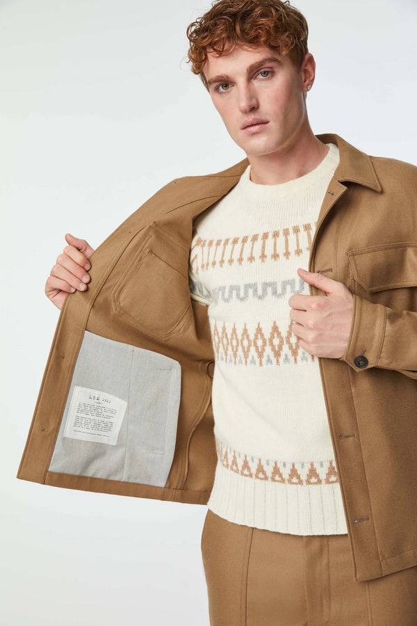 L.B.M. 1911 Overshirt Non Trattato Marrone Overshirt Non Trattato Marrone