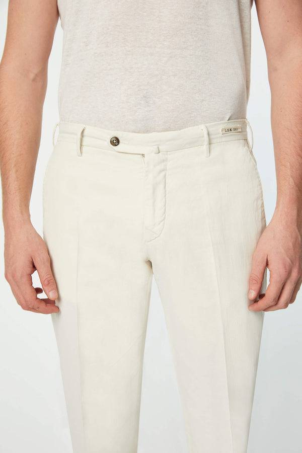 L.B.M. 1911 Pantalone ELTON Tinto Capo Bianco Avorio Pantalone ELTON Tinto Capo Bianco Avorio