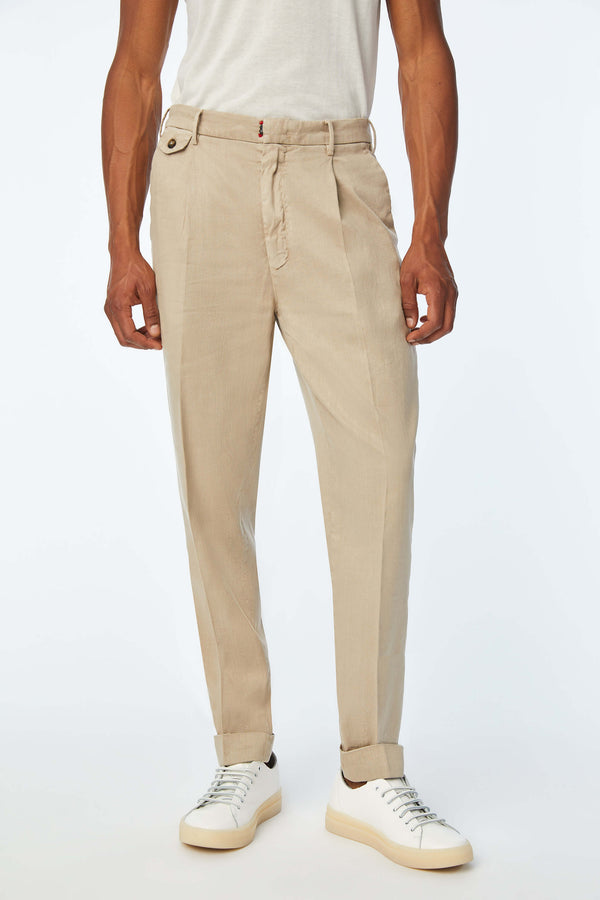 L.B.M. 1911 Pantalone MILES tinto capo beige Pantalone MILES tinto capo beige