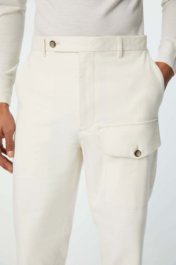 L.B.M. 1911 Pantalone TONY Non Trattato Bianco Pantalone TONY Non Trattato Bianco