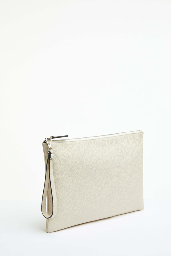 L.B.M. 1911 Pochette In Pelle Beige Pochette In Pelle Beige