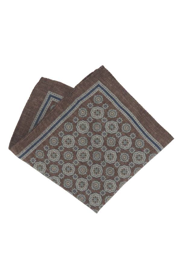 L.B.M. 1911 Pochette Marrone Fantasia Floreale Pochette Marrone Fantasia Floreale