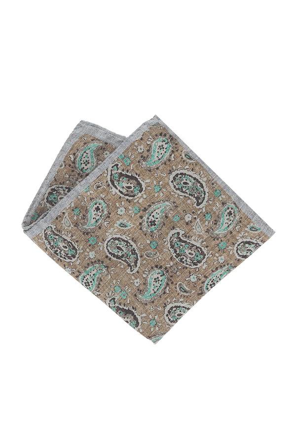 L.B.M. 1911 Pochette Marrone Fantasia Geometrica Pochette Marrone Fantasia Geometrica